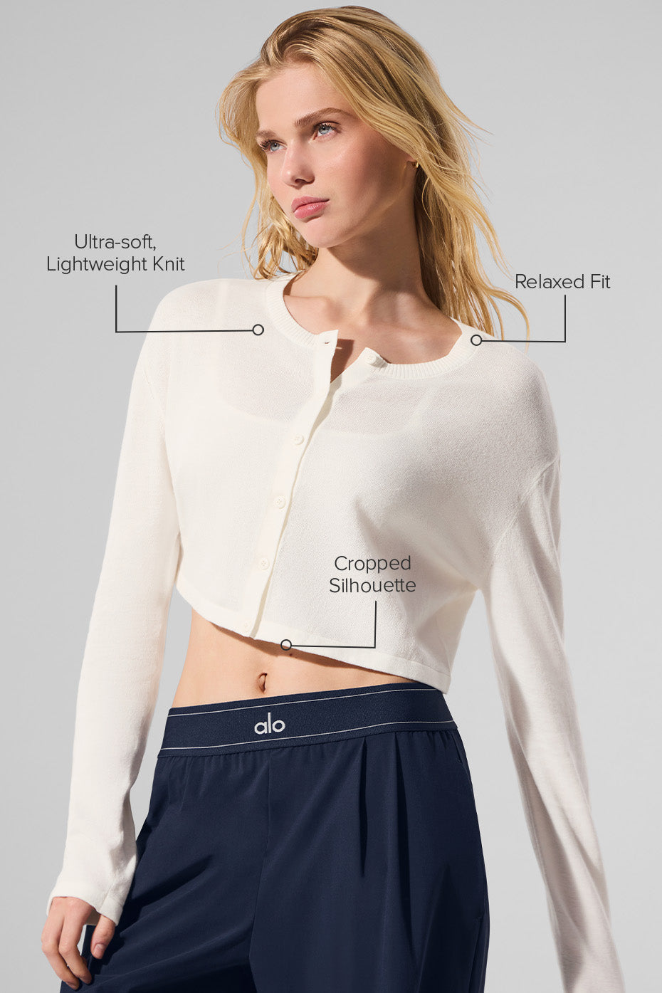 Supernatural Sweater Cardigan - Ivory image 2