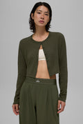 Supernatural Sweater Cardigan - Green Olive image 1
