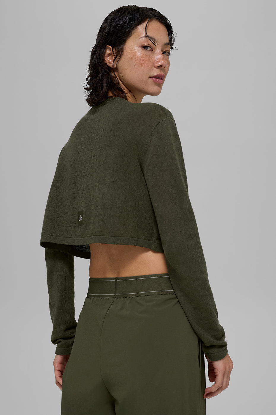 Supernatural Sweater Cardigan - Green Olive image 2