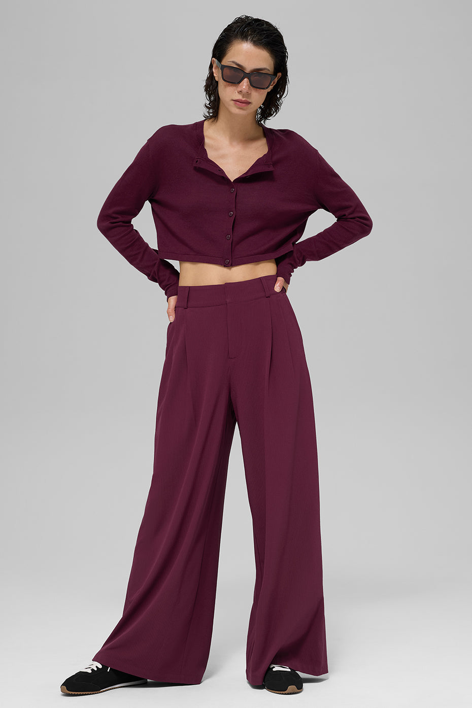 Supernatural Sweater Cardigan - Burgundy image 4