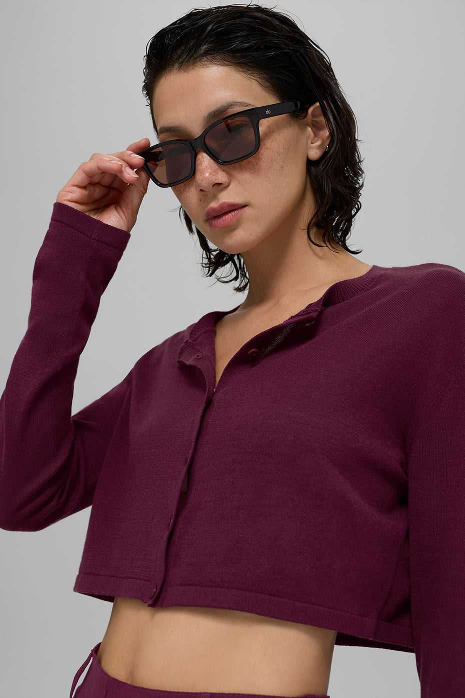 Supernatural Sweater Cardigan - Burgundy image 3