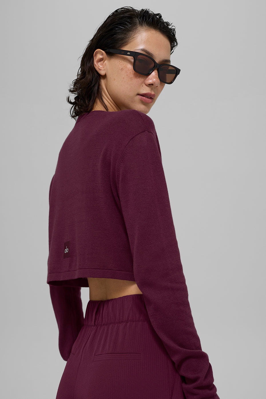 Supernatural Sweater Cardigan - Burgundy image 2