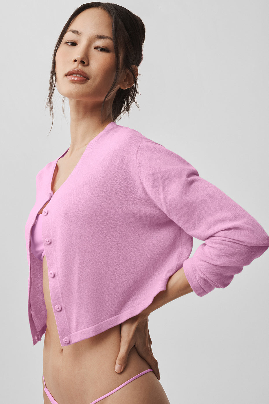 Supernatural Sweater Cardigan - Candy Heart Pink image 3