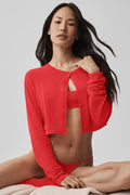 Supernatural Sweater Cardigan - Bright Red image 1