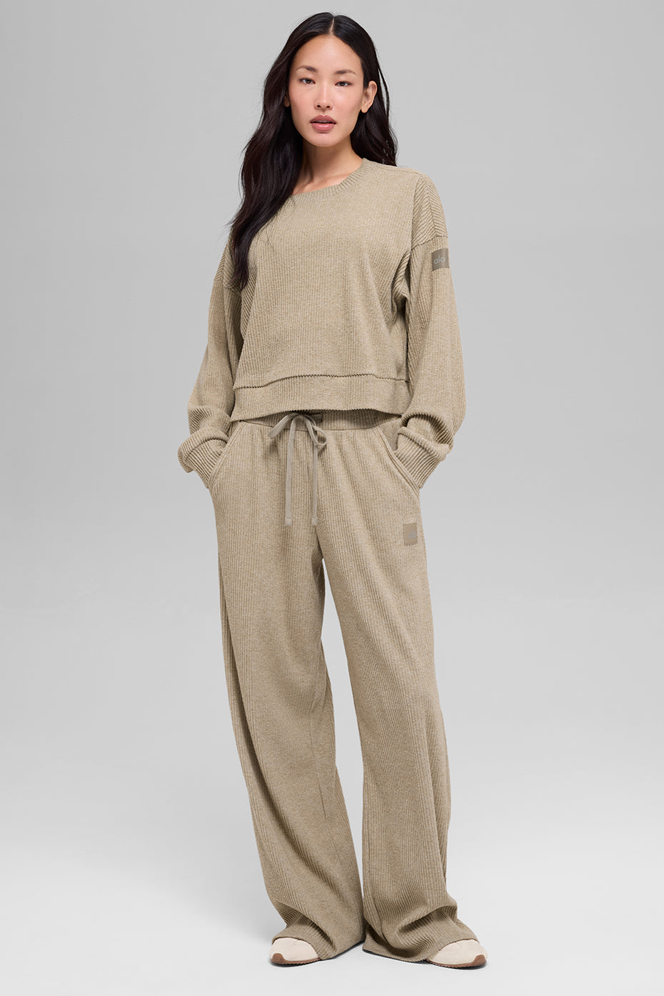 Muse Crew Neck Pullover - Gravel Heather image 6