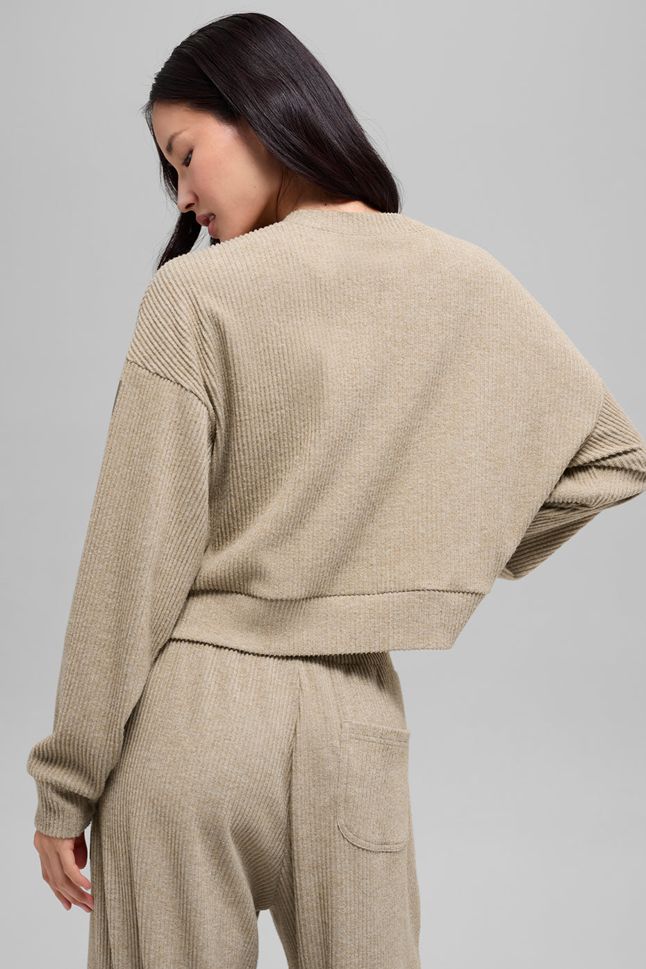 Muse Crew Neck Pullover - Gravel Heather image 3