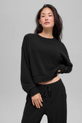 Muse Crew Neck Pullover - Black image 1