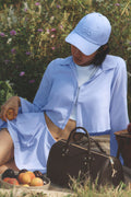 Cropped Unmatched Long Sleeve - Light Provence Blue image 1