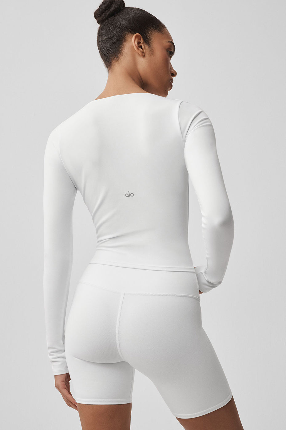 ALO Softsculpt Precision Long Sleeve - White image 4