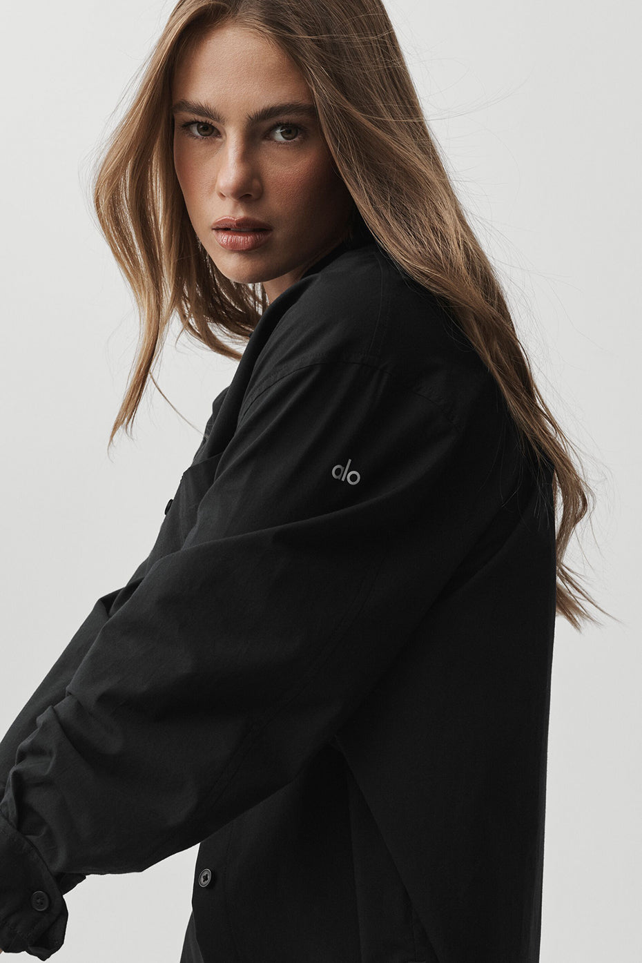 Cotton Real Deal Button Up Long Sleeve - Black image 4