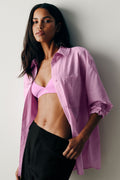 Cotton Real Deal Button Up Long Sleeve - Candy Heart Pink image 1