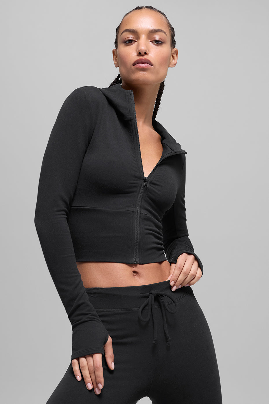 Sway Full Zip Hoodie - Black image 3