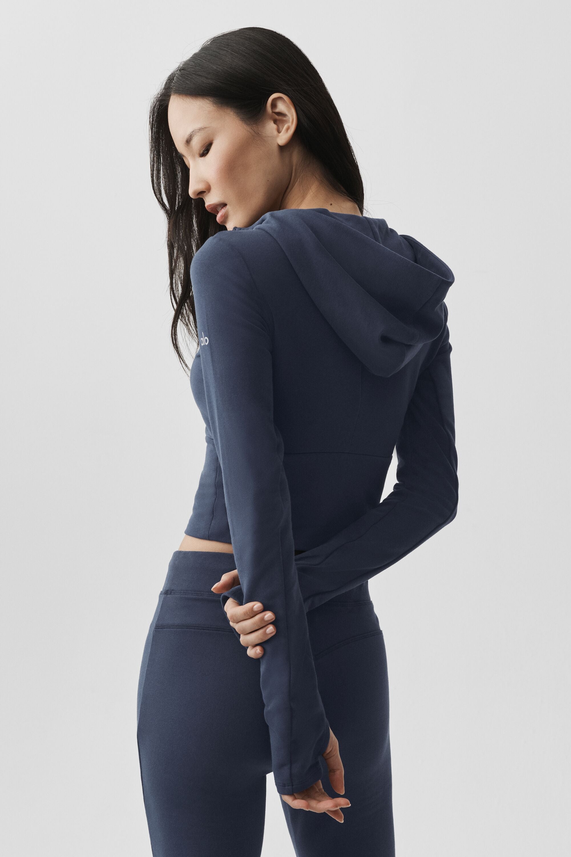 Sway Full Zip Hoodie - Navy image 3