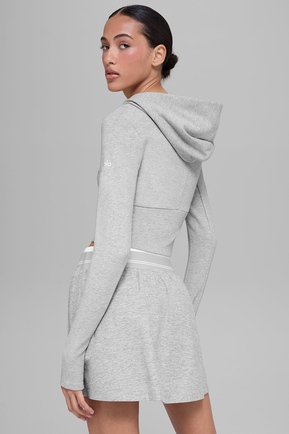 Sway Full Zip Hoodie - Athletic Heather Grey image 3