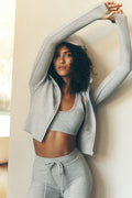 Sway Full Zip Hoodie - Athletic Heather Grey image 1