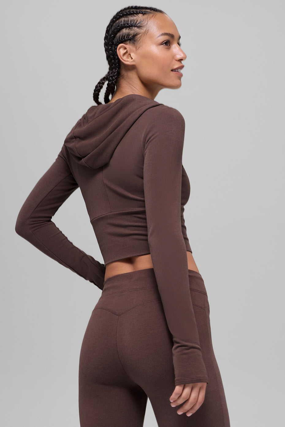 Sway Full Zip Hoodie - Brownstone image 3