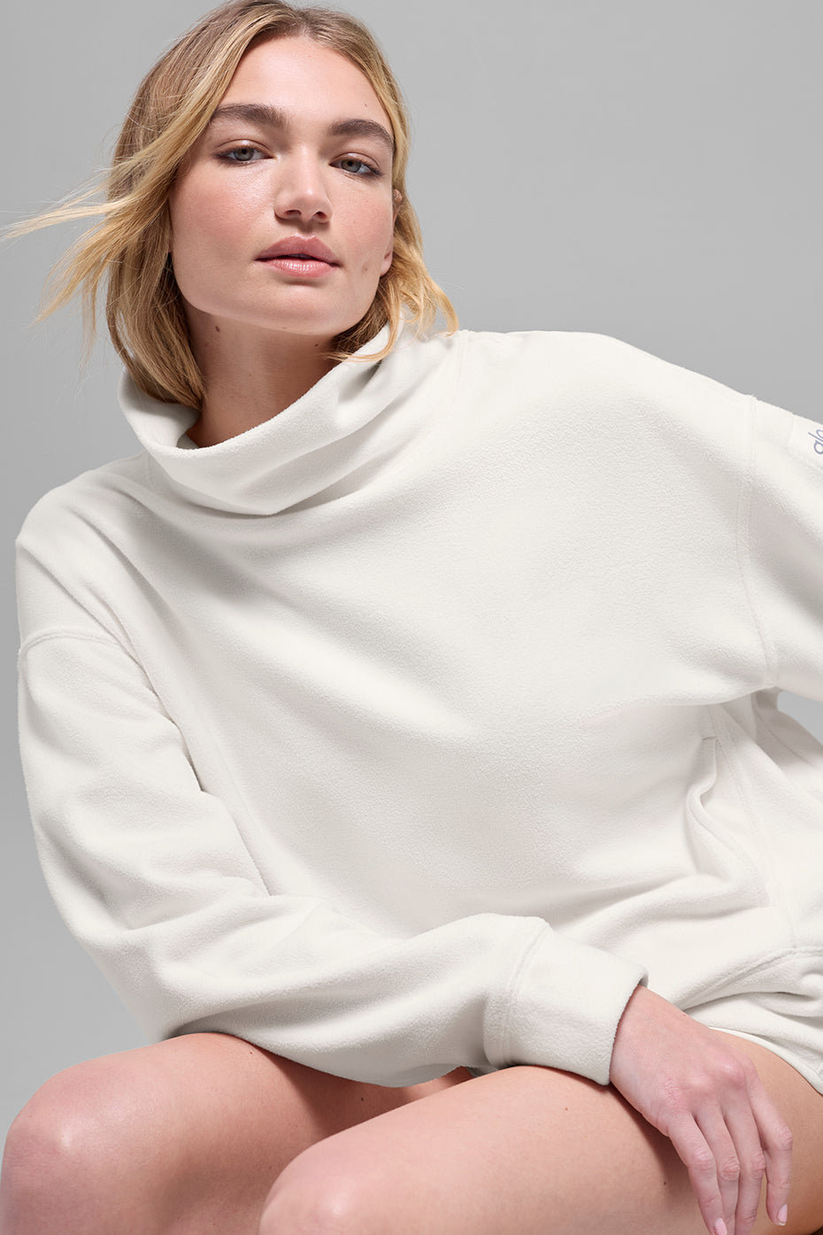 Polar Fleece Hazy Pullover - Ivory image 4