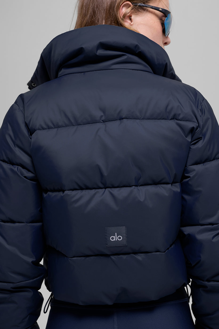 Gold Rush Puffer - Navy image 3