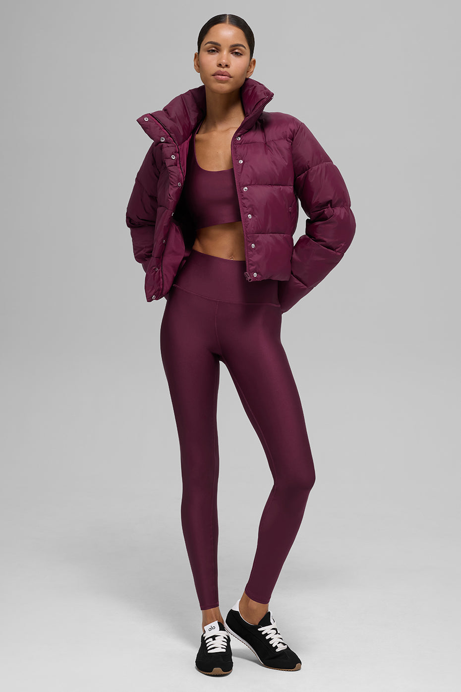 Gold Rush Puffer - Burgundy image 6