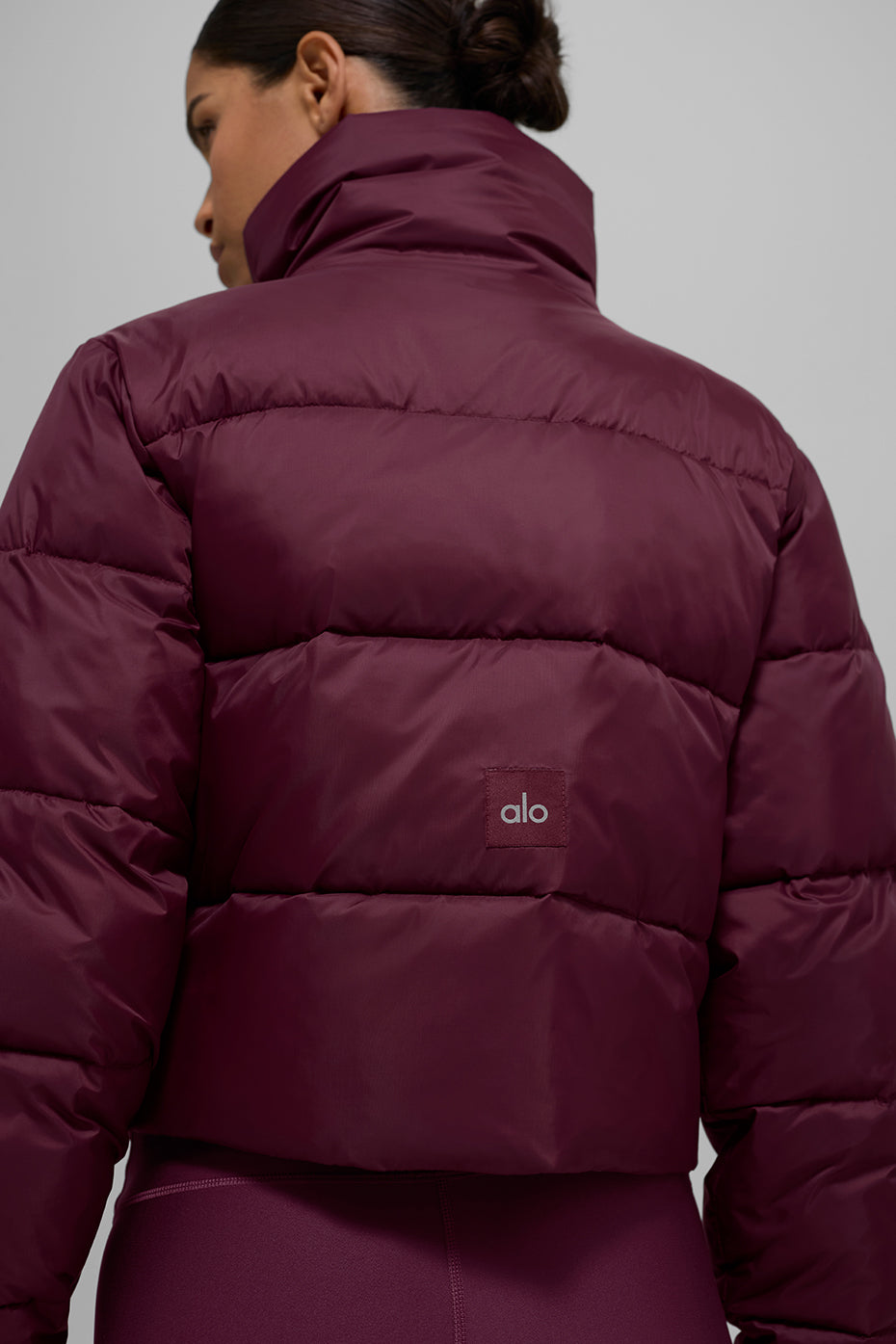 Gold Rush Puffer - Burgundy image 3
