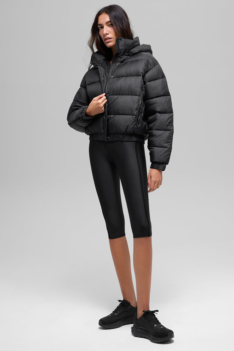 Aspen Love Puffer Jacket - Black image 4