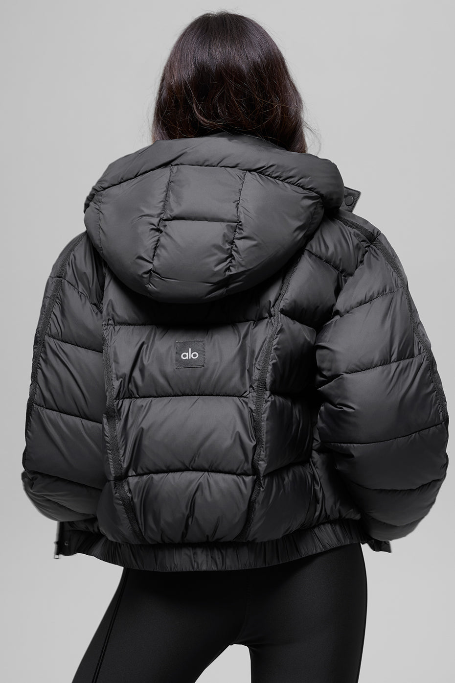 Aspen Love Puffer Jacket - Black image 5