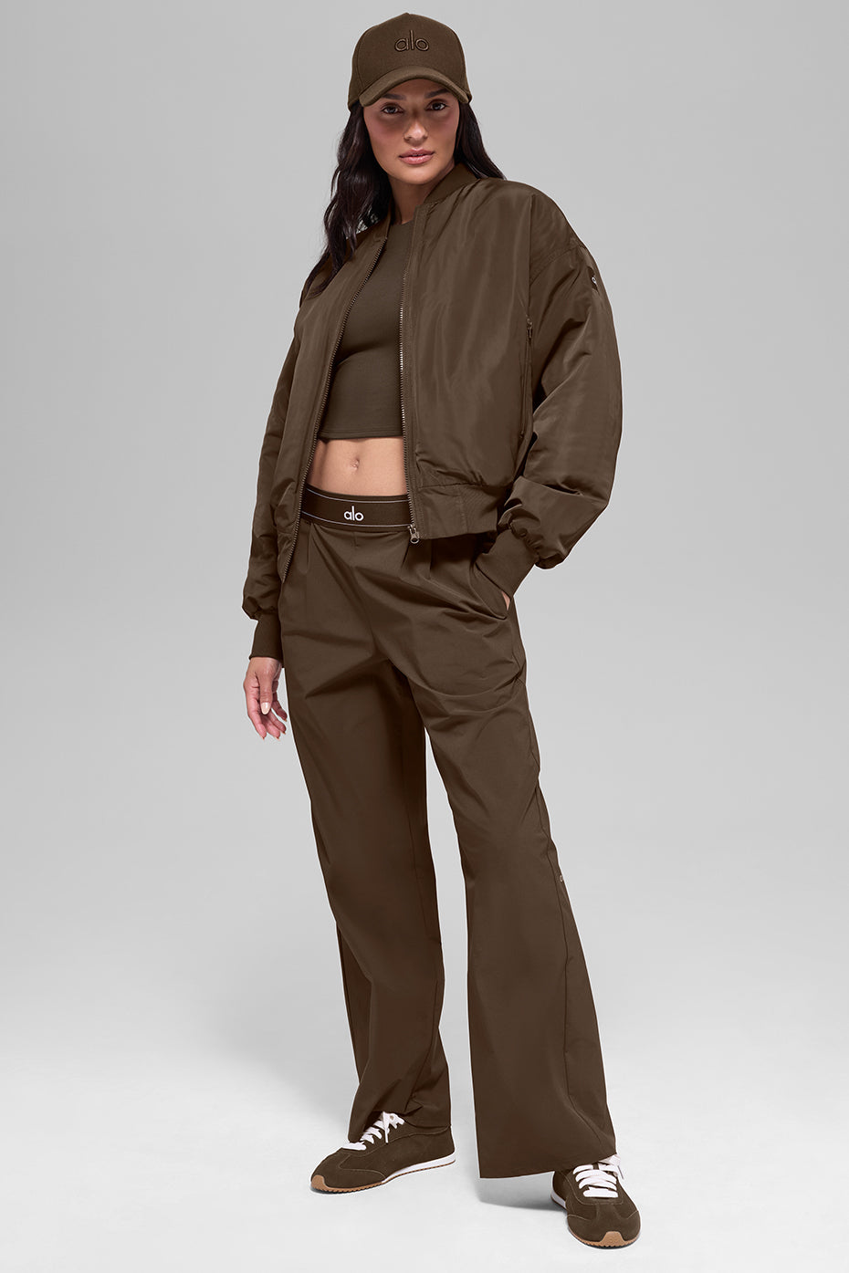 Faux Fur Urbanite Bomber - Espresso/Ivory image 6