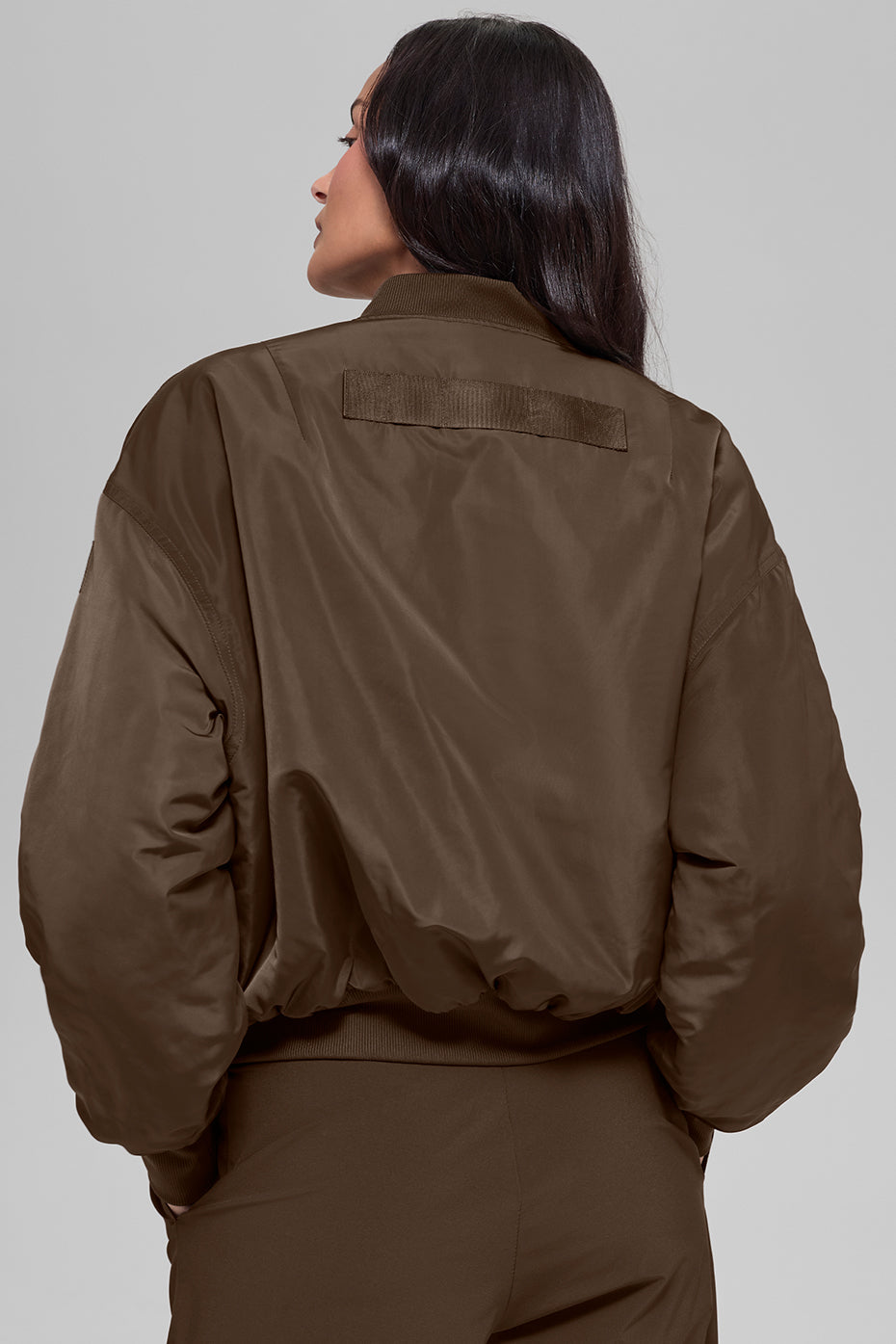 Faux Fur Urbanite Bomber - Espresso/Ivory image 3