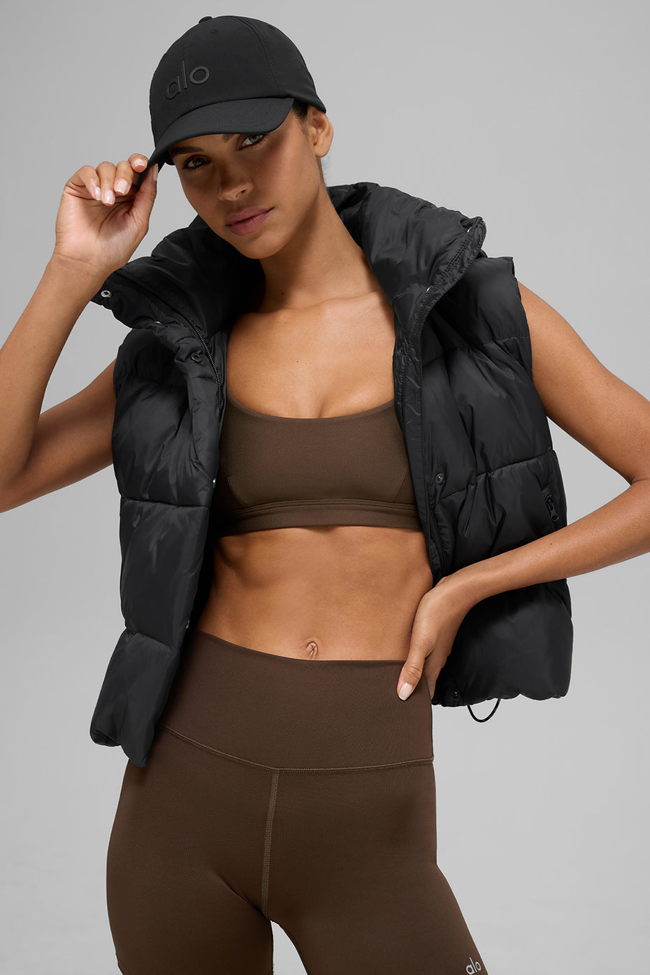 Gold Rush Puffer Vest - Black image 2