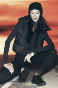 Gold Rush Puffer Vest - Black image 1