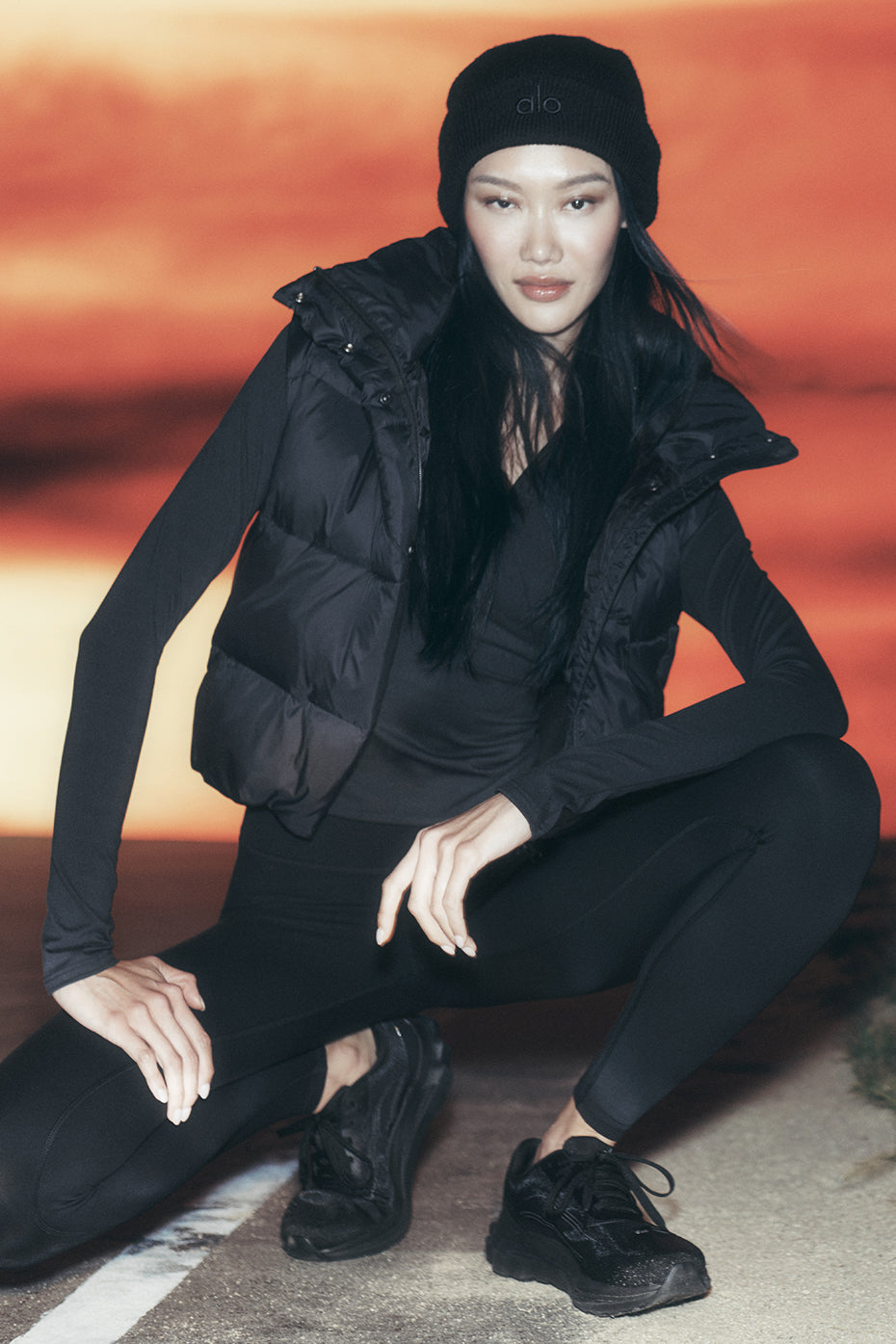 Gold Rush Puffer Vest - Black image 1