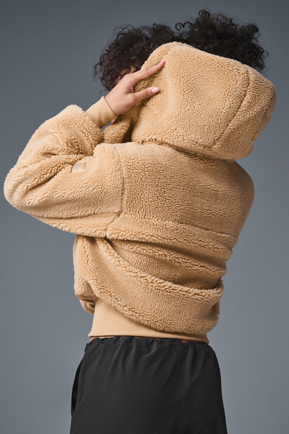 Foxy Sherpa Jacket - Camel image 3