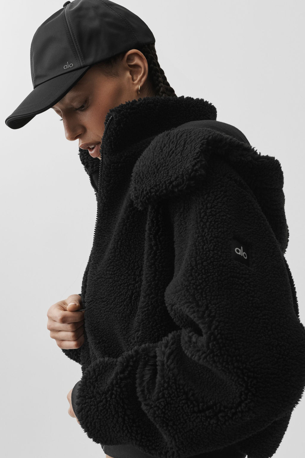 Foxy Sherpa Jacket - Black image 5