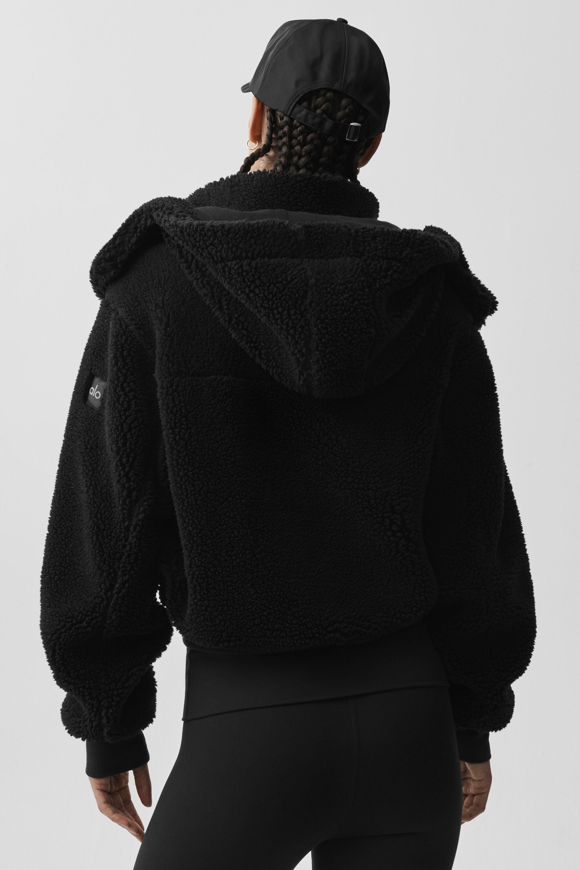 Foxy Sherpa Jacket - Black image 4