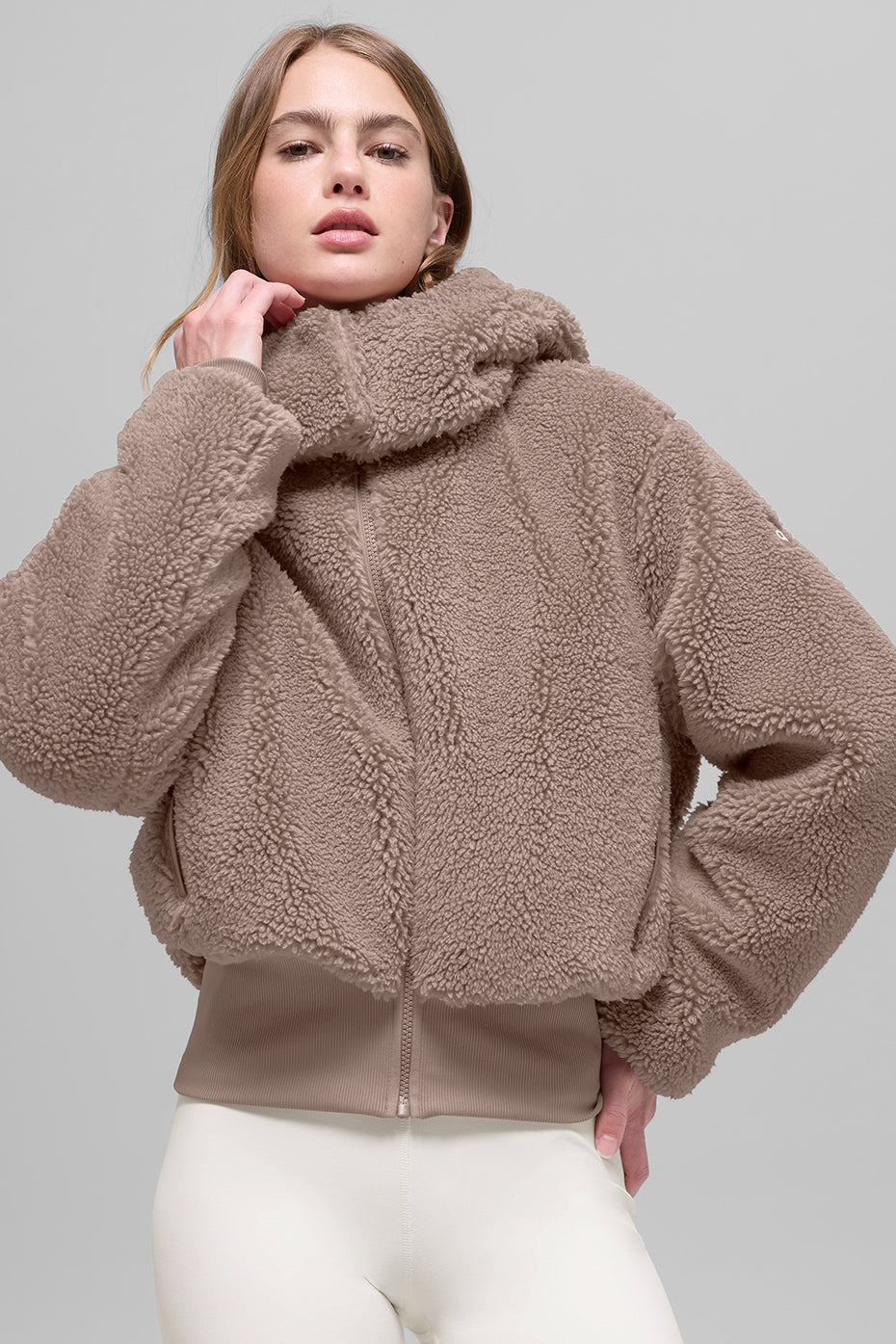 Foxy Sherpa Jacket - Chai Latte image 2