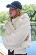 Faux Fur Foxy Jacket - Ivory image 1