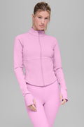 Airbrush Corset Full Zip Jacket - Candy Heart Pink image 1