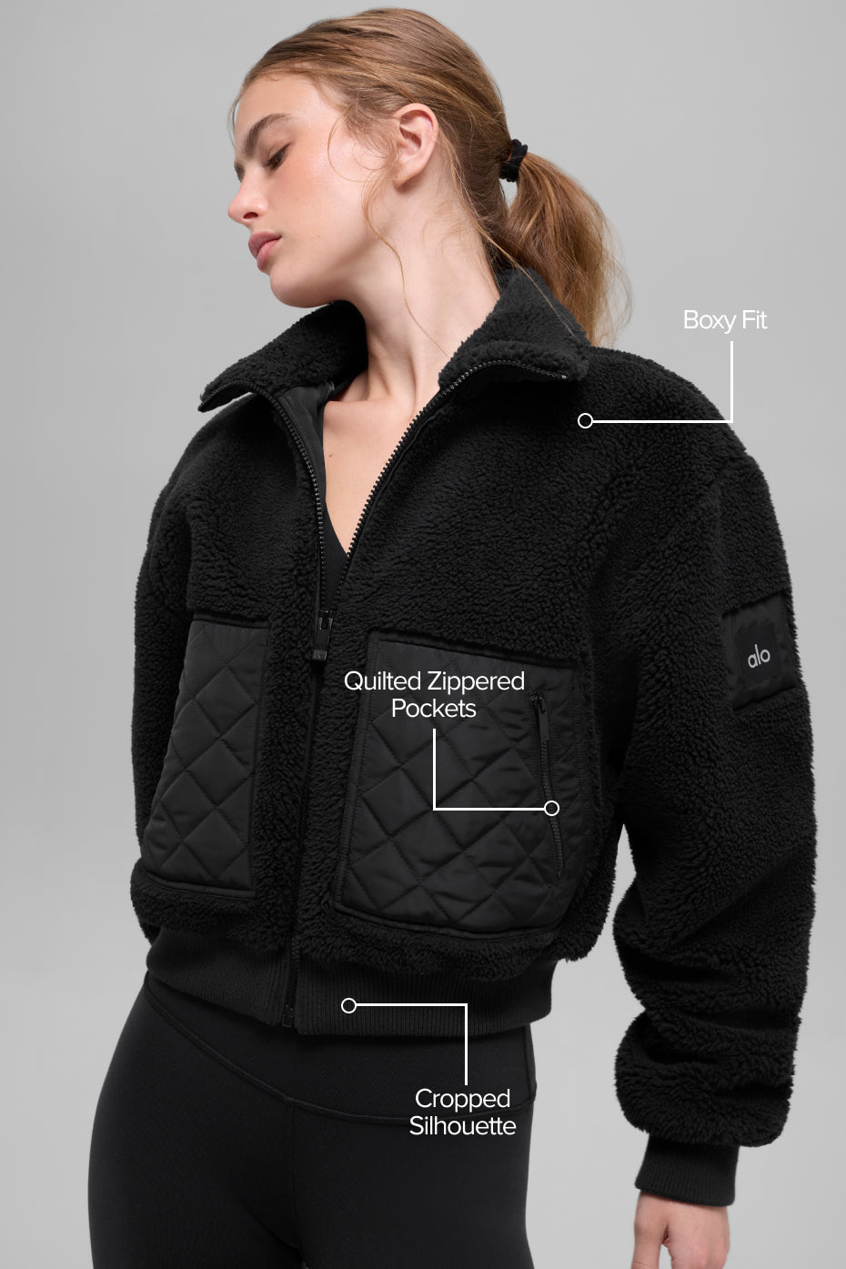 Sherpa Edge Bomber - Black image 2