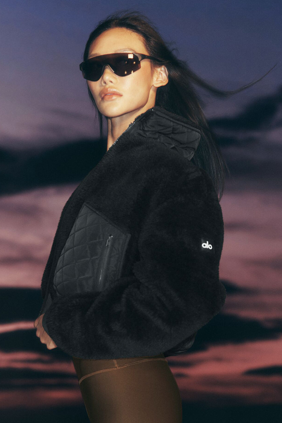 Sherpa Edge Bomber - Black image 1