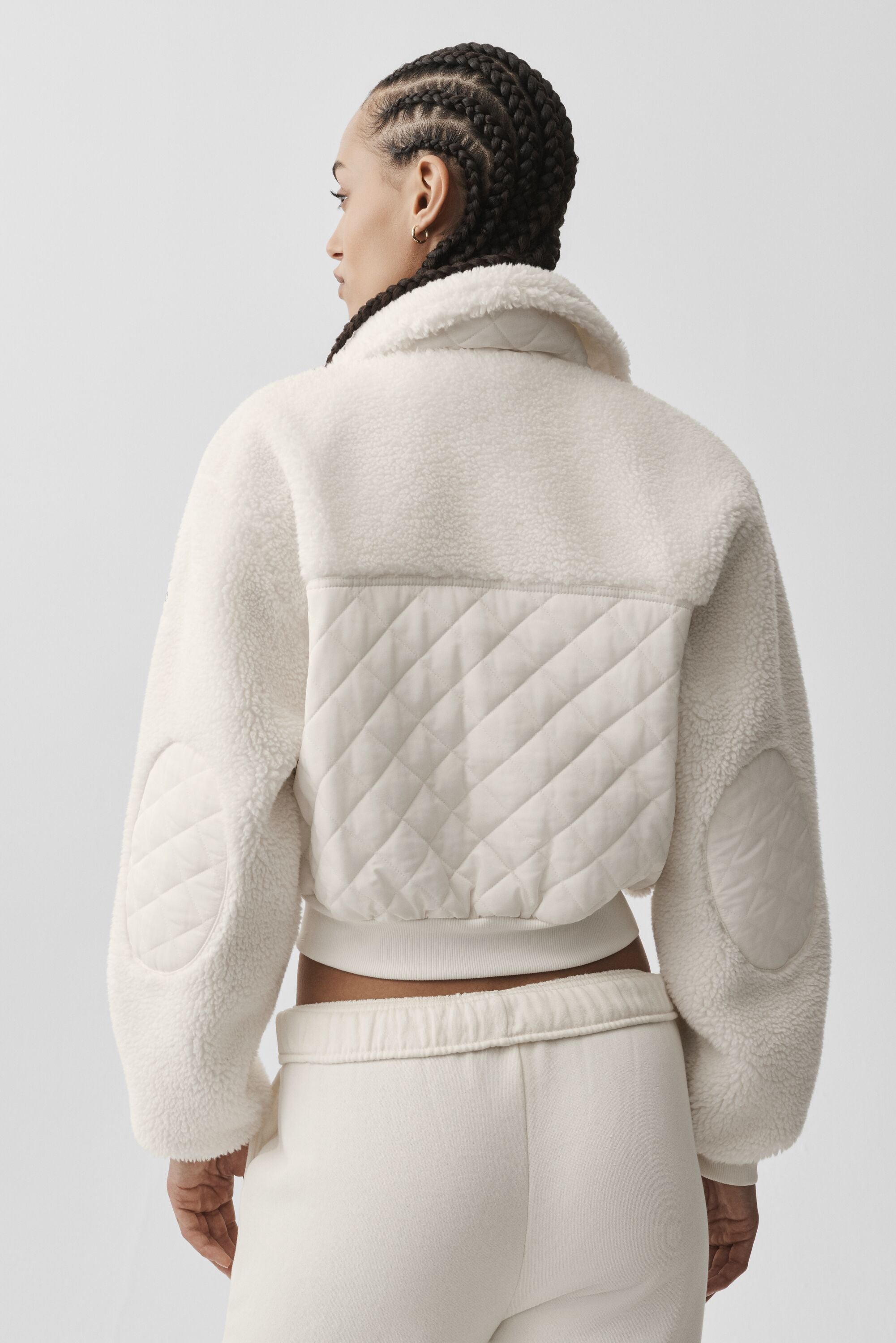 Sherpa Edge Bomber - Ivory image 4