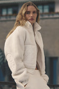 Sherpa Edge Bomber - Ivory image 1