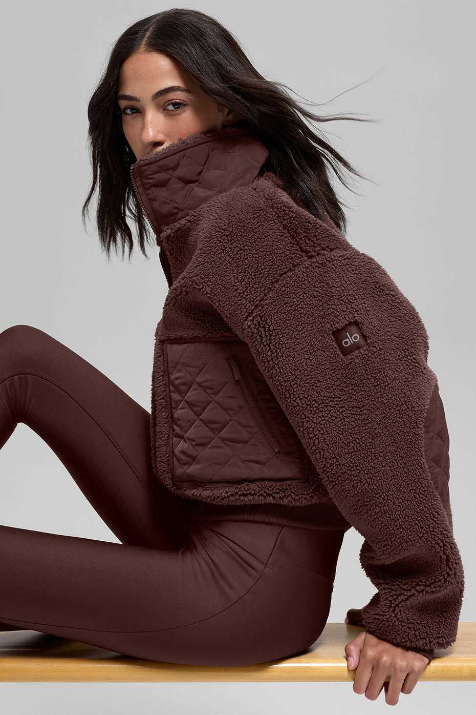 Sherpa Edge Bomber - Brownstone image 2