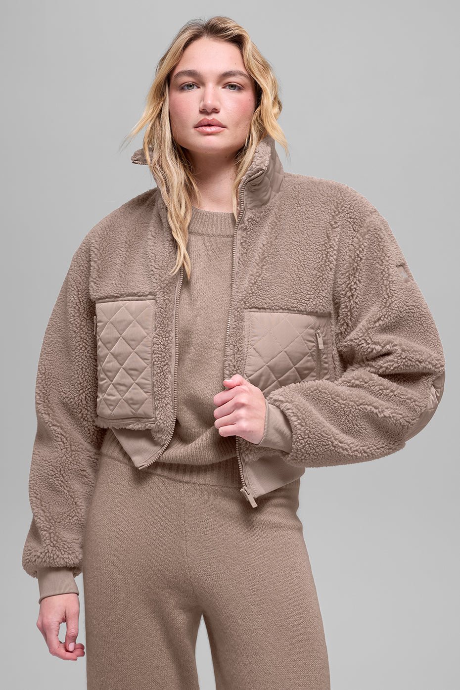 Sherpa Edge Bomber - Chai Latte image 1