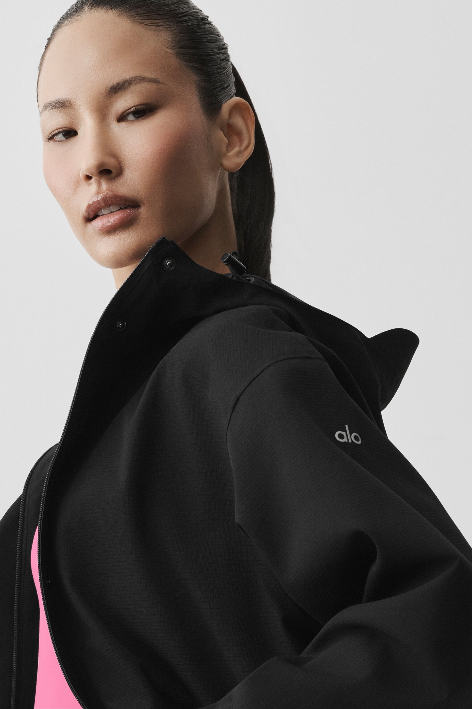 Rain Or Shine Long Coat - Black image 5