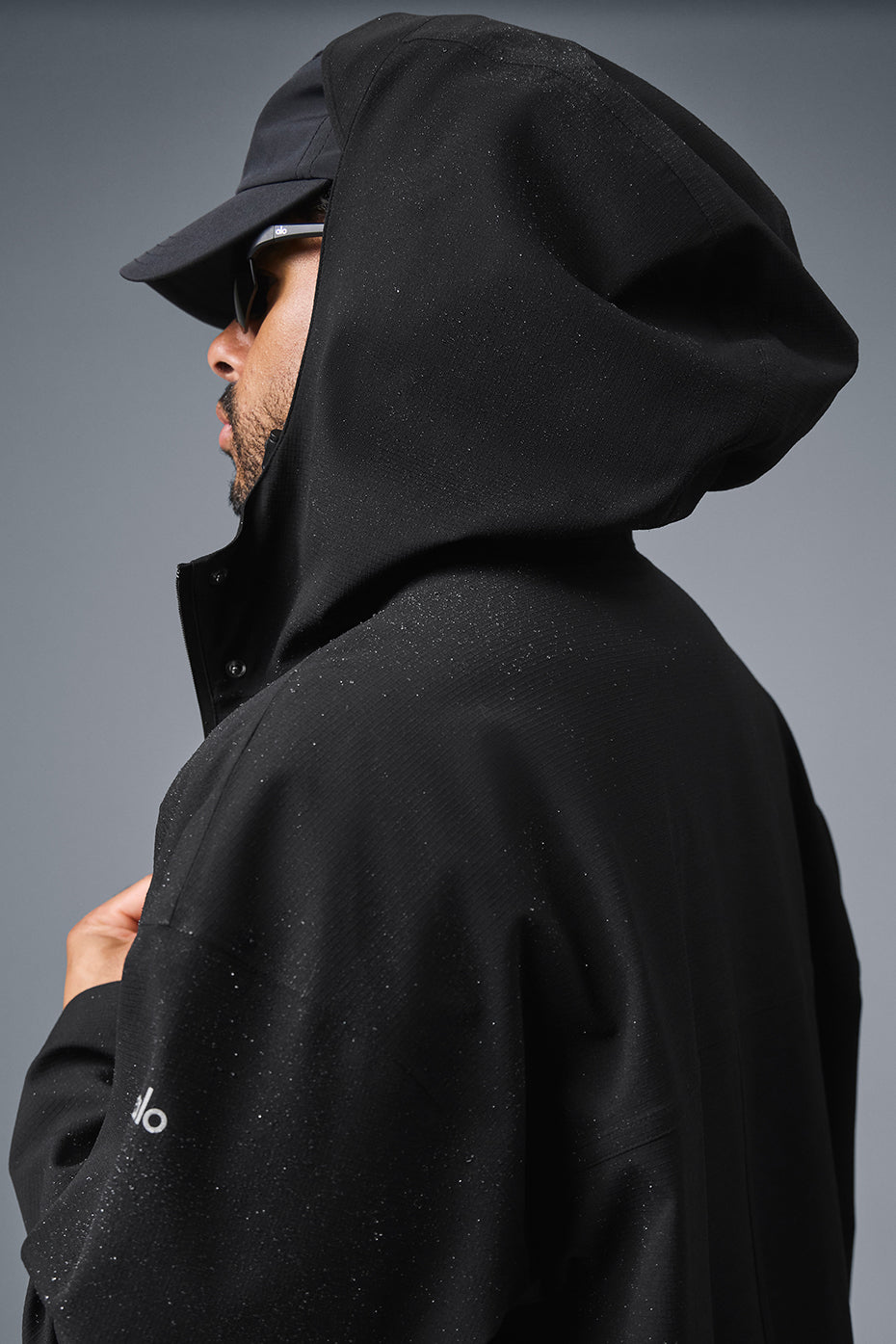 Rain Or Shine Long Coat - Black image 6