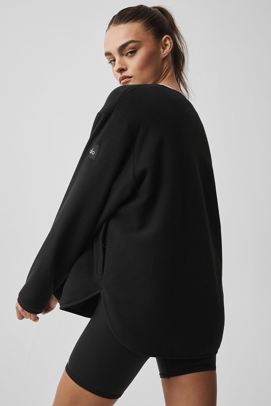Polar Fleece Take Note Jacket - Black image 4