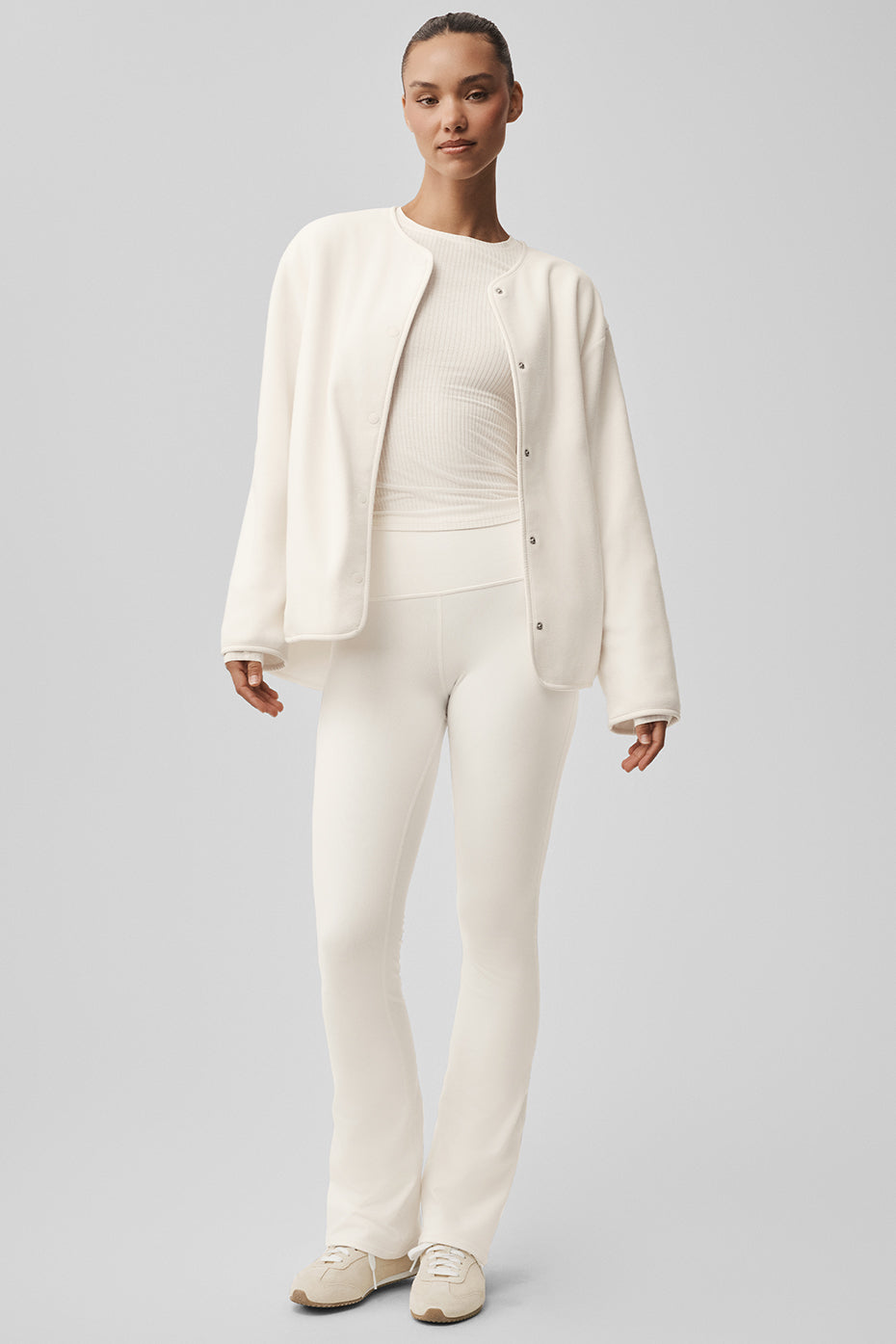 Polar Fleece Take Note Jacket - Ivory image 6