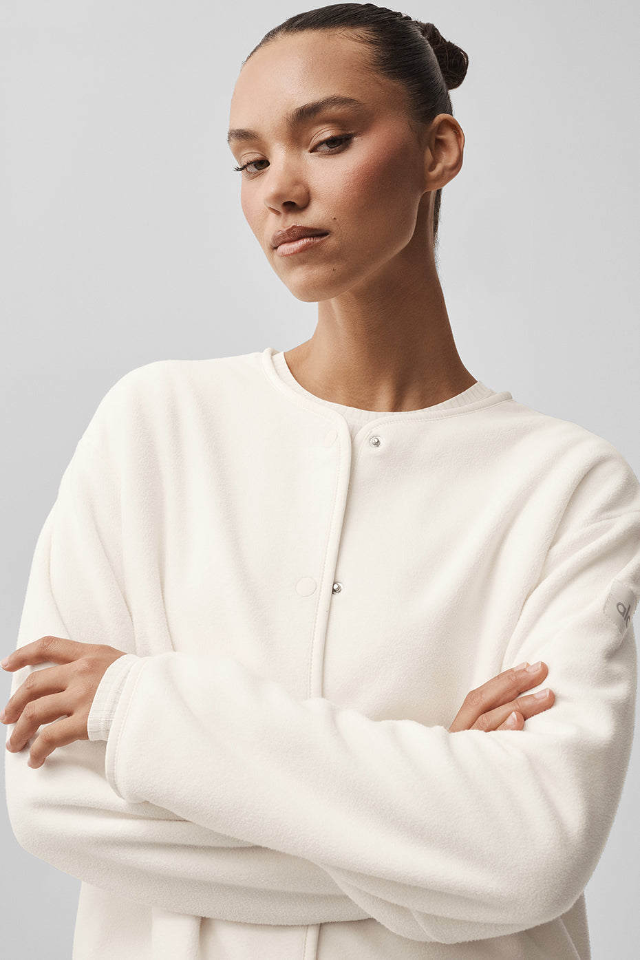 Polar Fleece Take Note Jacket - Ivory image 3