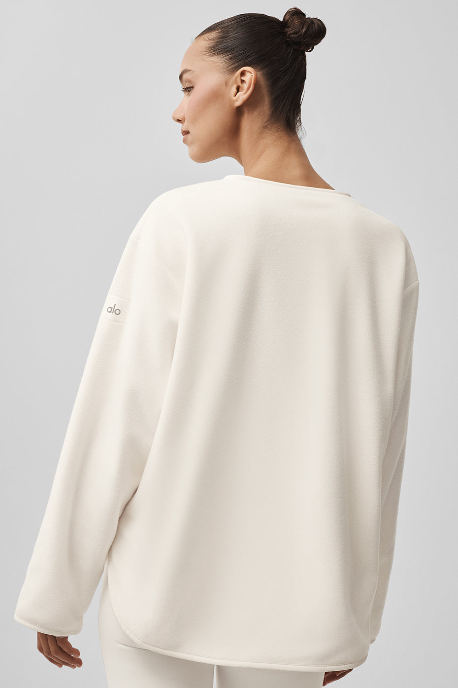 Polar Fleece Take Note Jacket - Ivory image 4