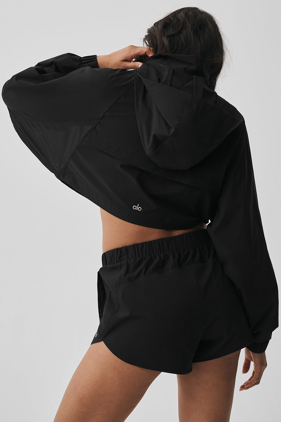 Cropped Playmaker Jacket - Black image 2